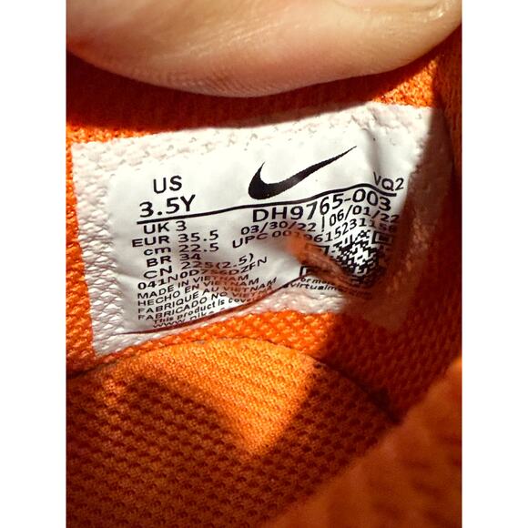 Nike Dunk Low "Halloween" Orange Kids Size 3.5y/W5 - DH9765-003 - Picture 8 of 8